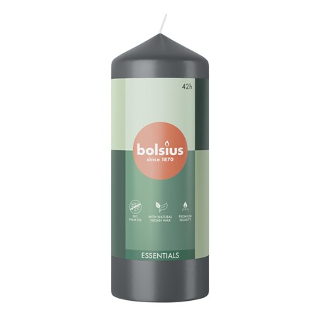 Blockljus 15x8cm Stormy Gray