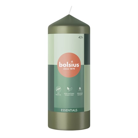 Blockljus 15x8cm Fresh Olive