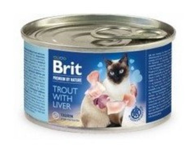 Brit Premium för Katter, Öring & Lever 200g