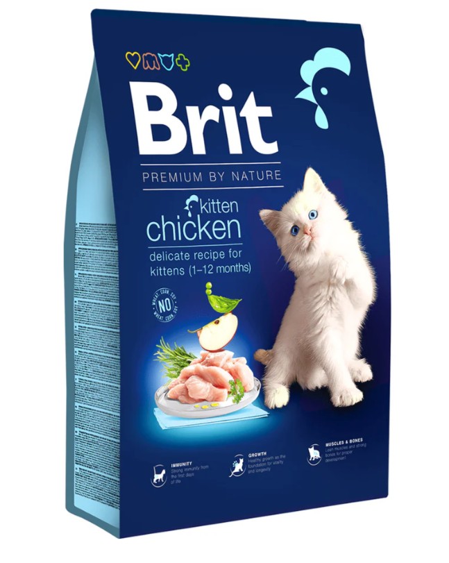 Brit Premium för Kattungar, Kyckling 1,5kg