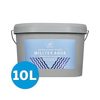 Milltex Aqua Grundfärg för Våtrum 10L
