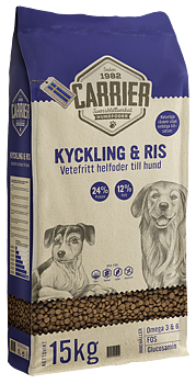 Carrier Kyckling & Ris 15kg