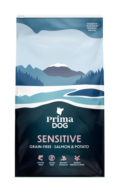 Prima Dog Grain Free Lax & Potatis 10Kg