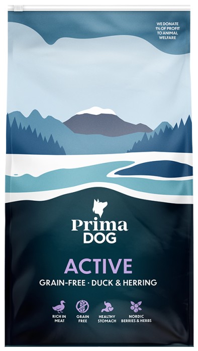 Prima Dog Aktiv Duck & Herring 10Kg