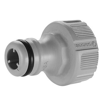Skruvkontakt 1/2" 21mm Krankoppling