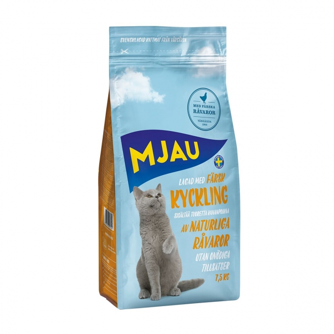 Mjau Torrfoder Kyckling 7,5kg