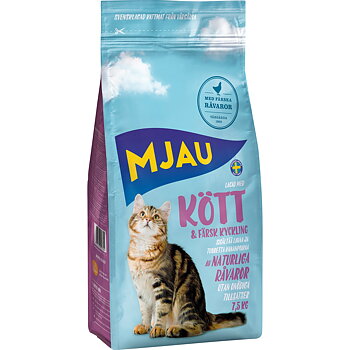Mjau Torrfoder Kött 7,5kg