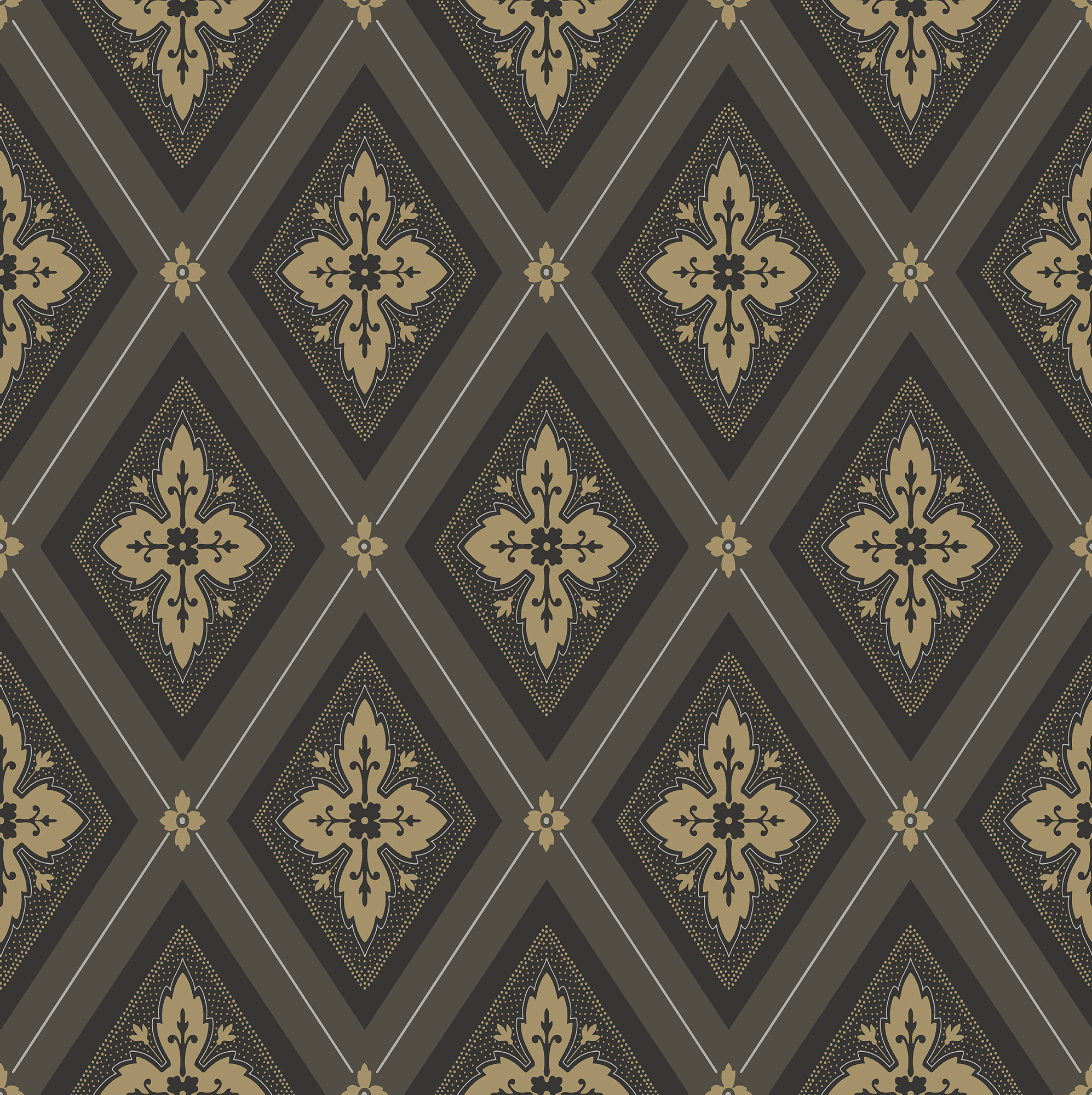Astrid, Svart/guld - 692-04