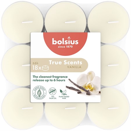 Doftvärmeljus Vanilj 18-pack