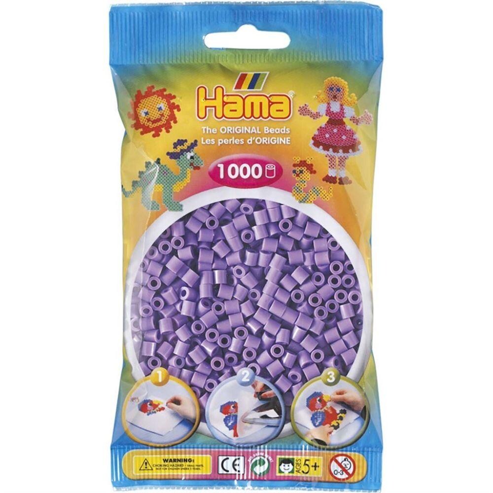 Hama Midi Pärlor 1000st, Lila Pastell no.45