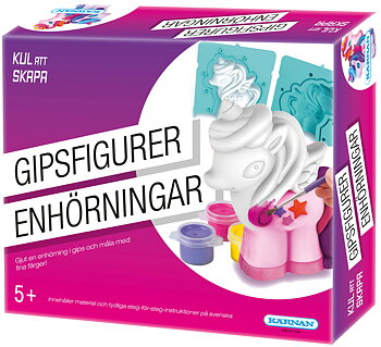 Kul Att Skapa - Gipsfigurer Enhörningar