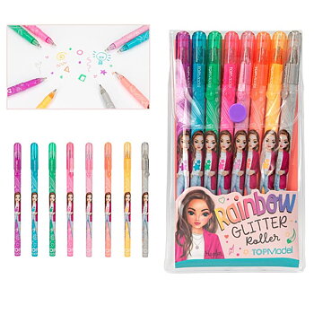 TOPModel Glitterpennor 8-pack