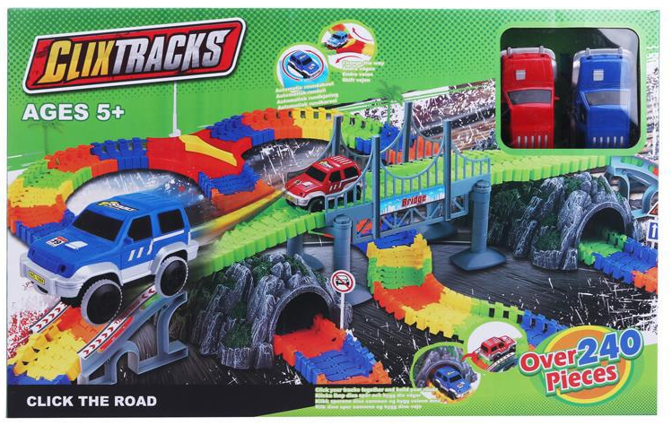 Clixtracks - 240 Delars Bana med 2 Bilar