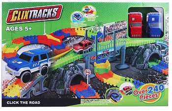 Clixtracks - 240 Delars Bana med 2 Bilar