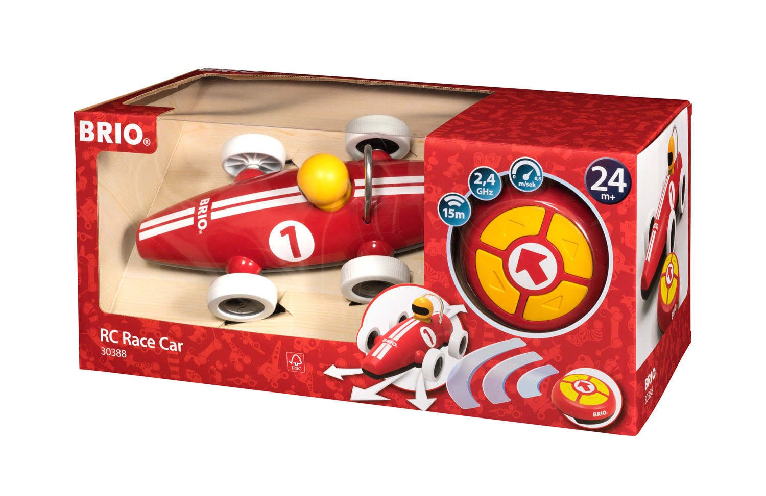 Brio Fjärrstyrd Racerbil, Röd