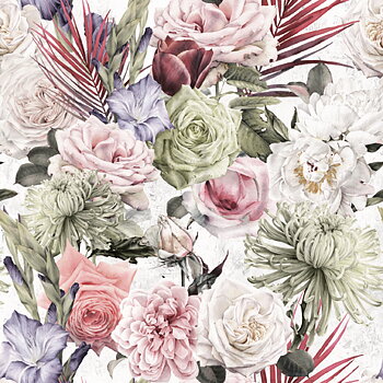 Matservetter Vackra blommor 20-pack