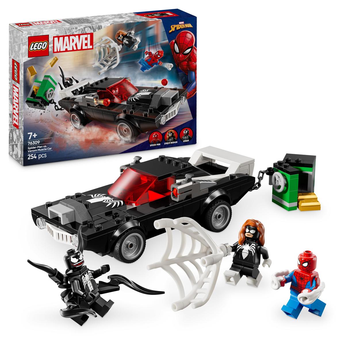 Spider-Man mot Venoms Muskelbil - 76309