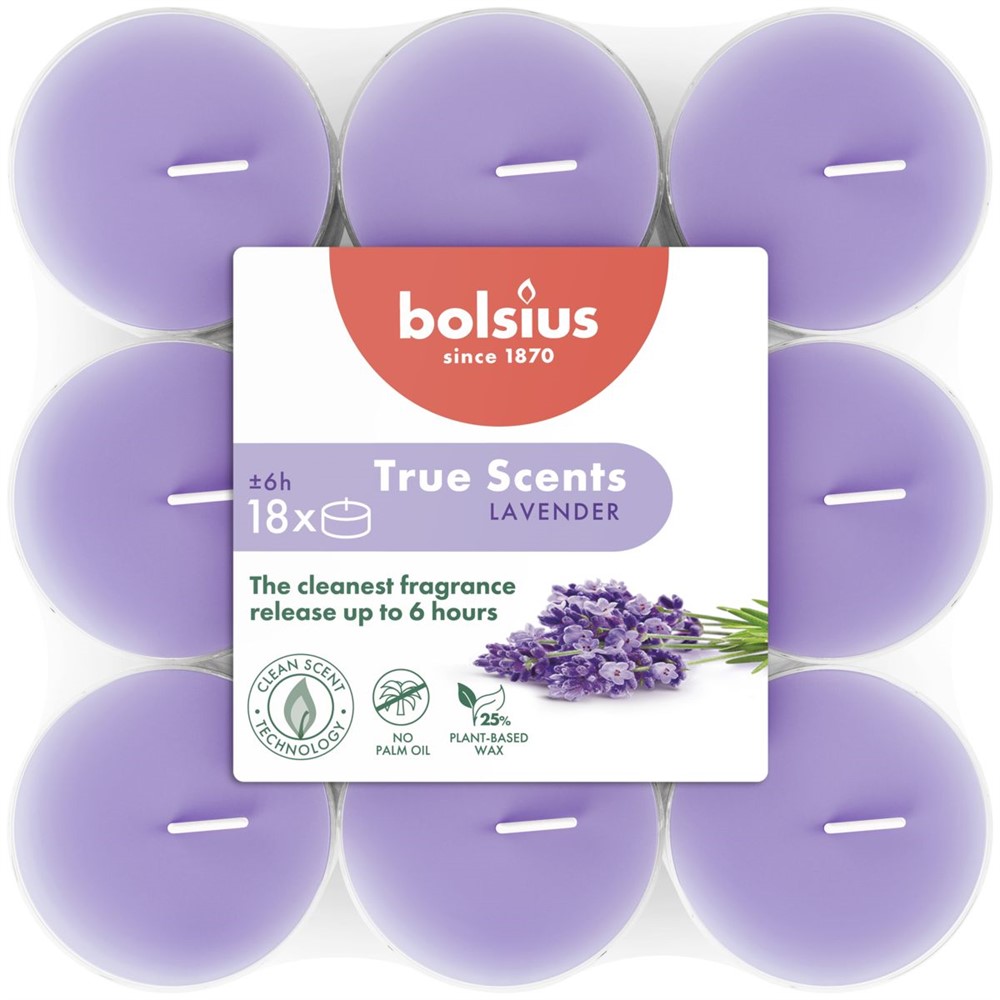 Doftvärmeljus Lavendel 18-pack