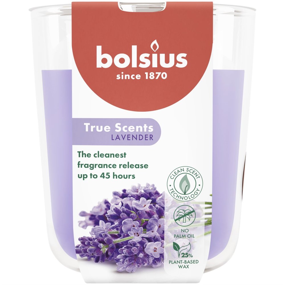 Doftljus i Glas 9,7 x 8,5cm Lavendel