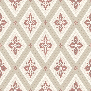 Astrid, Beige/Röd - 692-10
