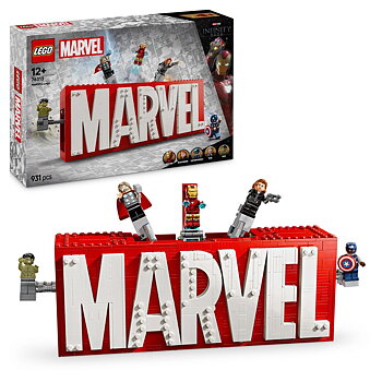 MARVEL Logotyp och Minifigurer - 76313