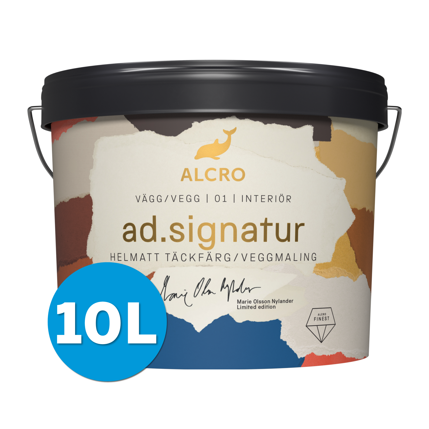ad Signatur Helmatt Väggfärg 10L
