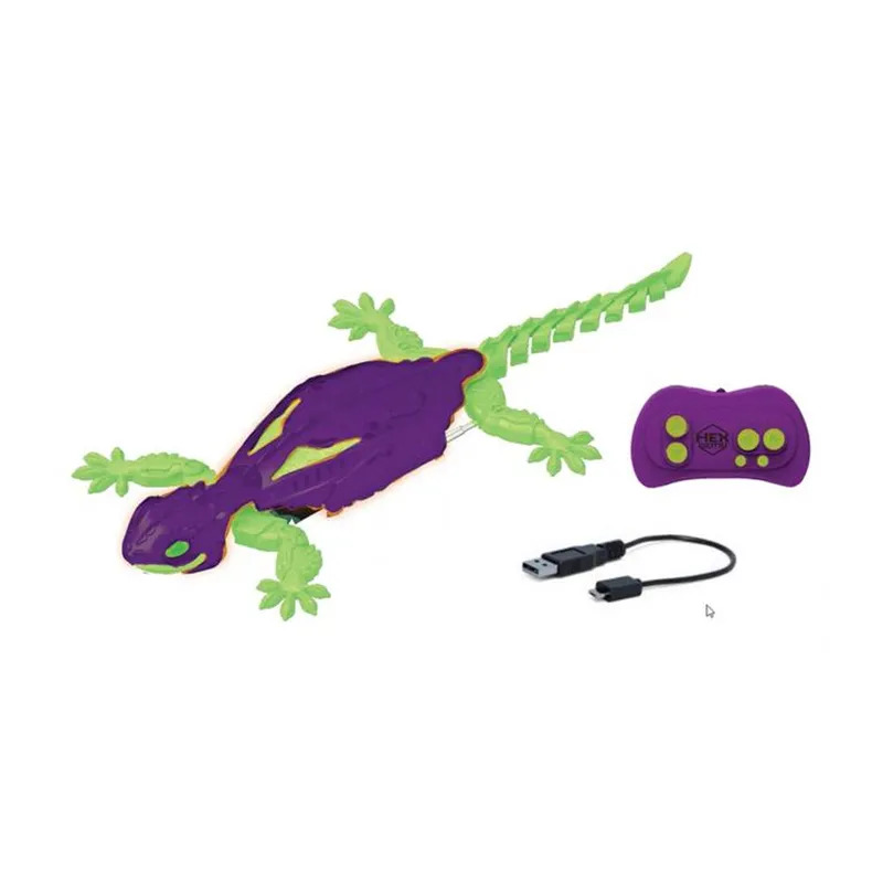 Hex Bots Wall Crawler Gecko Glow in The Dark