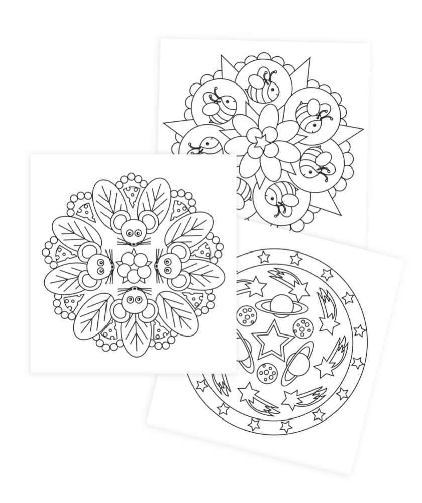 Målarbok Mandala - 2