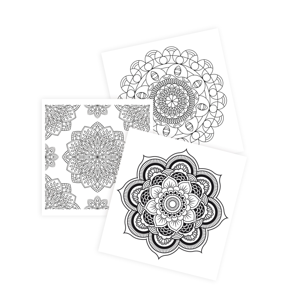 Mandala målarbok - 2