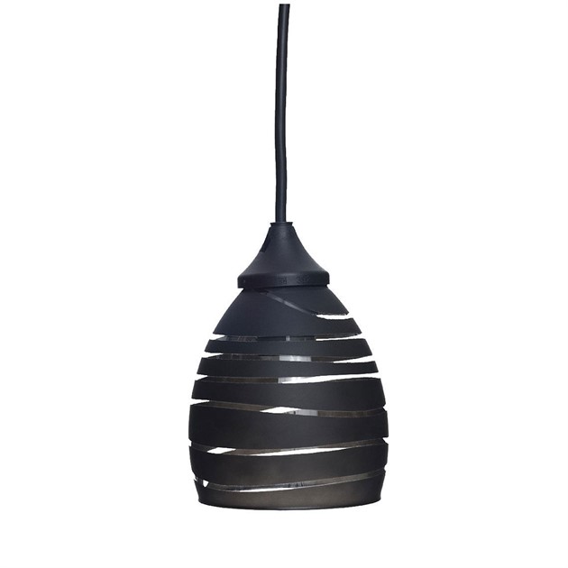 Fönsterlampa Linjär Svart