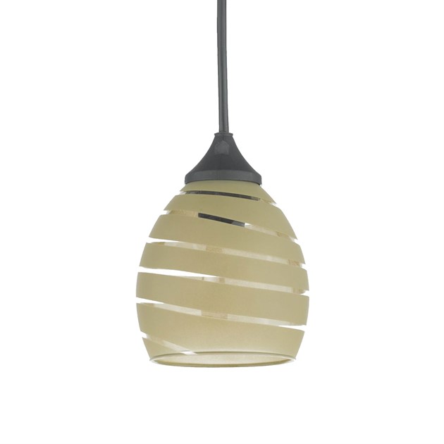 Fönsterlampa Linjär Cognac