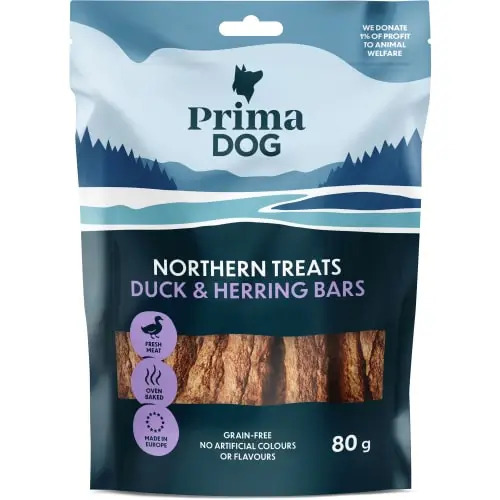 Northern Treats Bars Anka & Strömming 80g