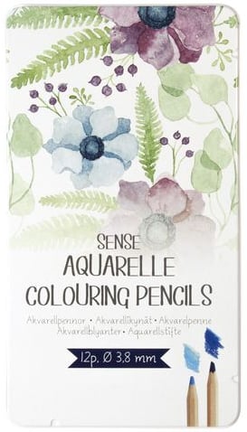 Akvarellpennor 12-pack