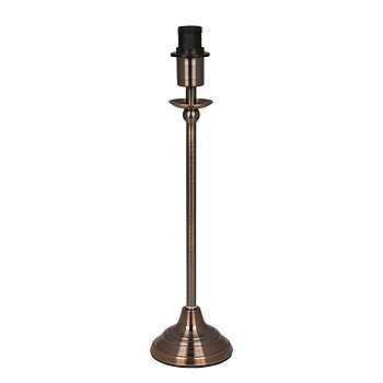 Lampfot 39cm Koppar