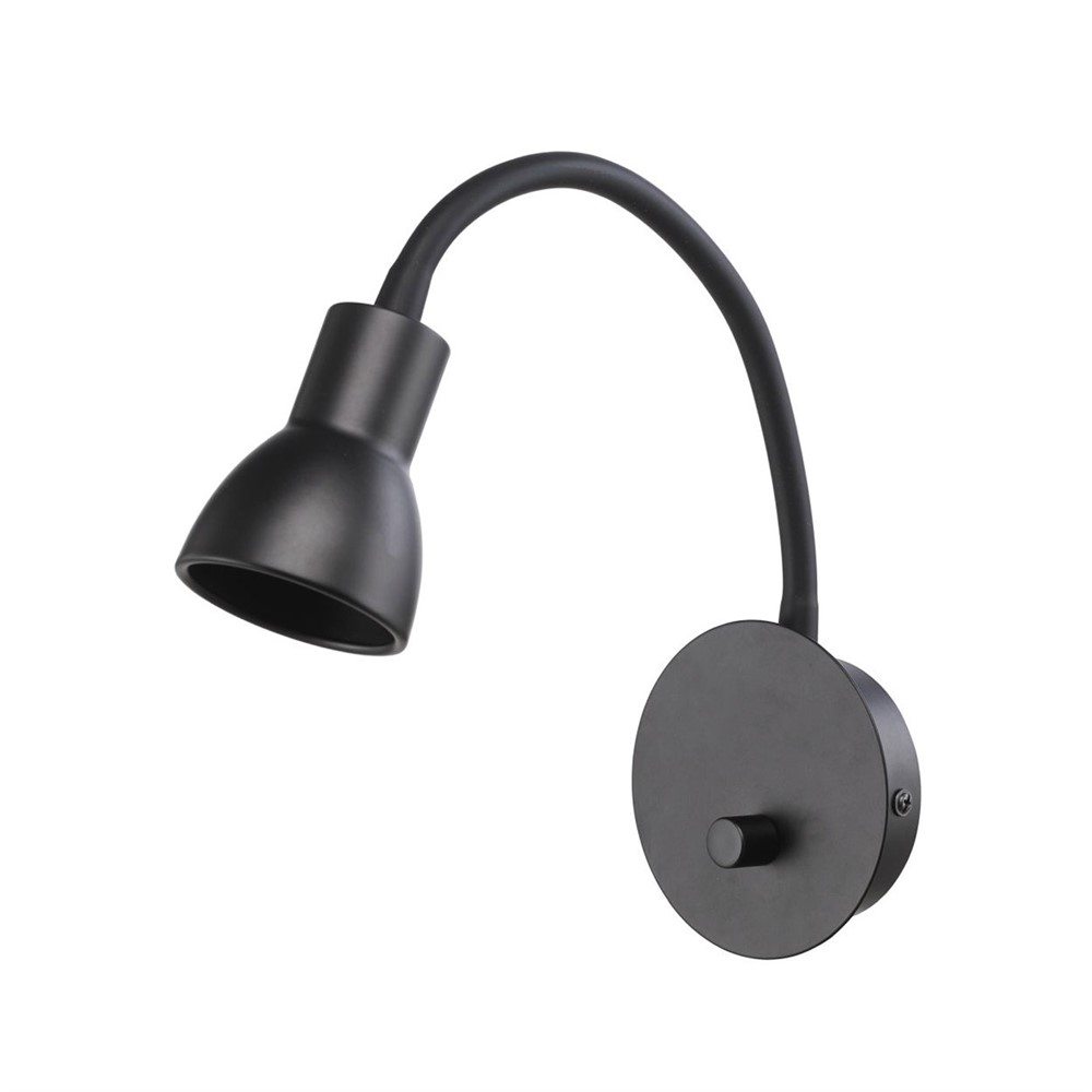 Vägglampa Saga Svart