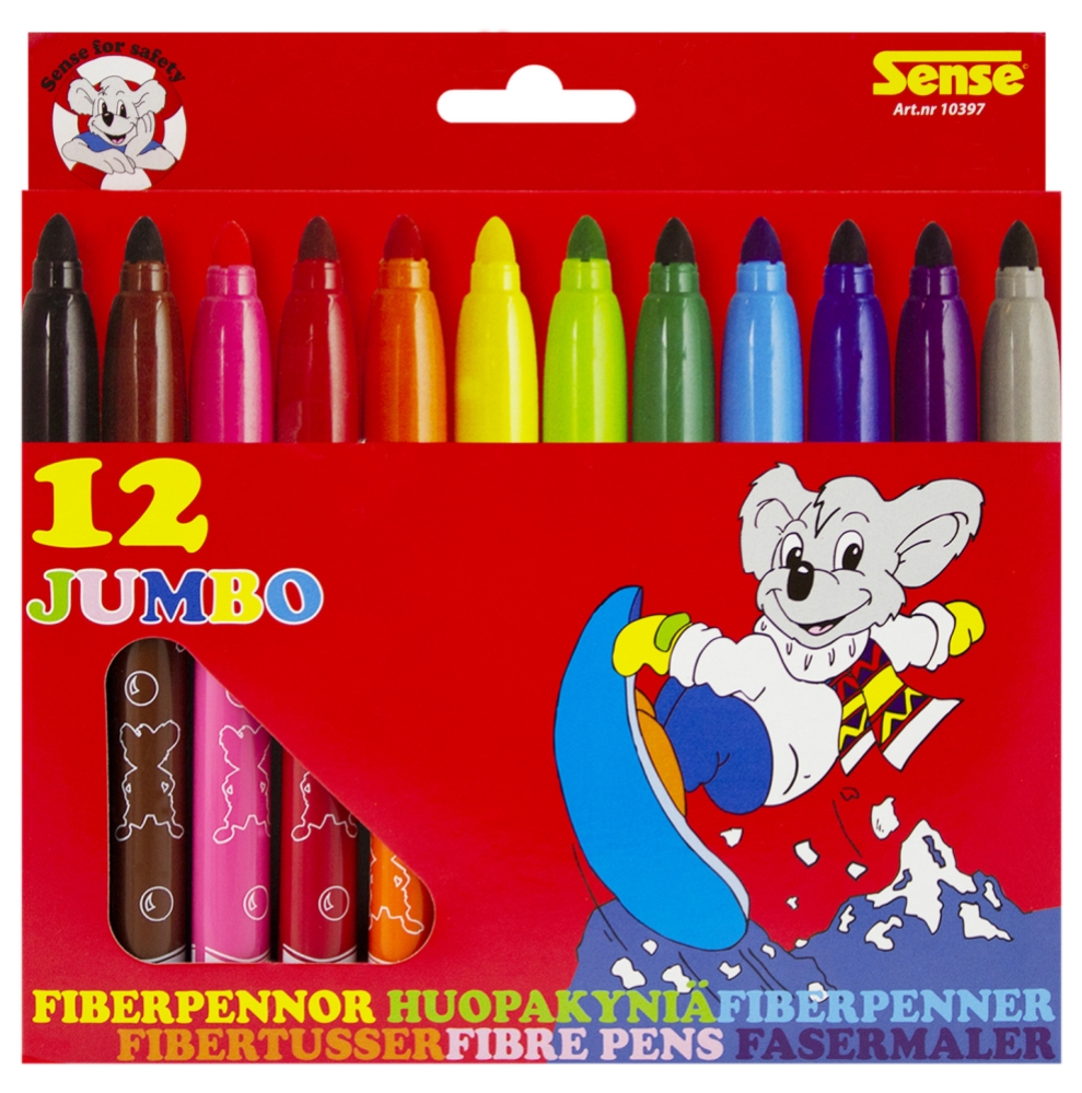 Fiberpennor 12-pack