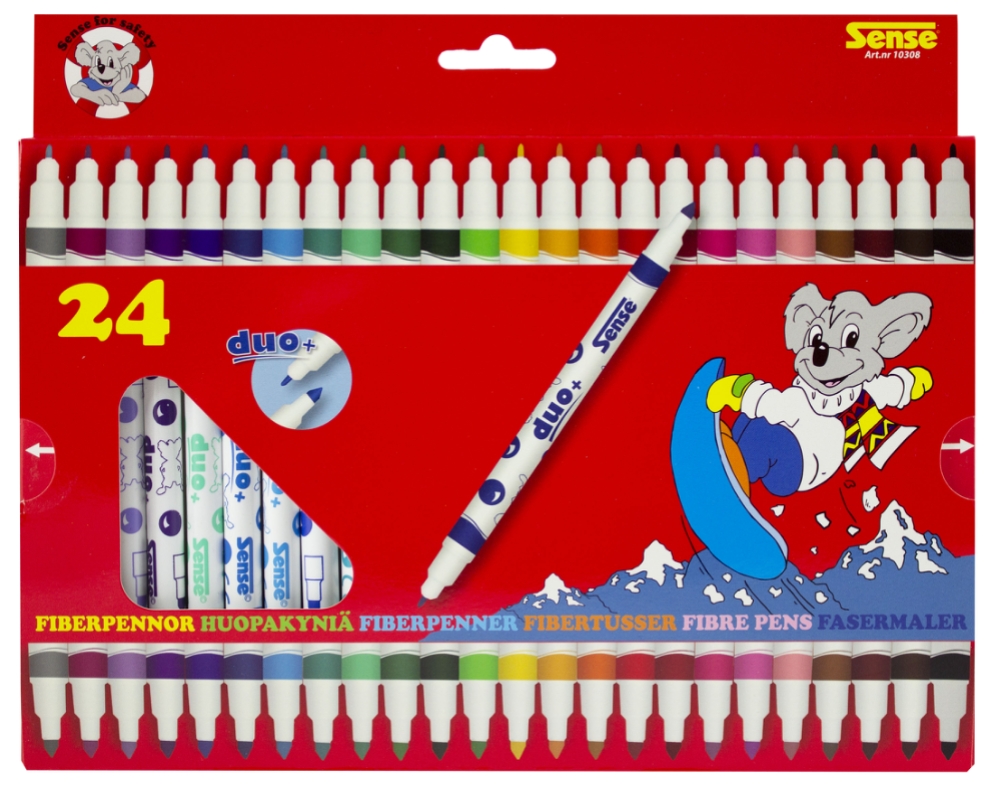 Fiberpennor 24-pack