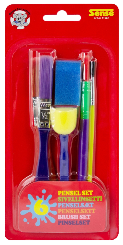 Penselset 6-delar