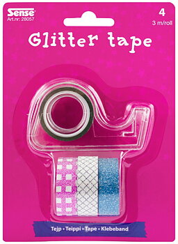 Glittertejp 4-pack