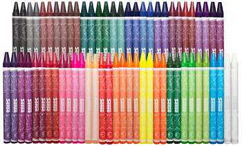Färgkritor 64-pack