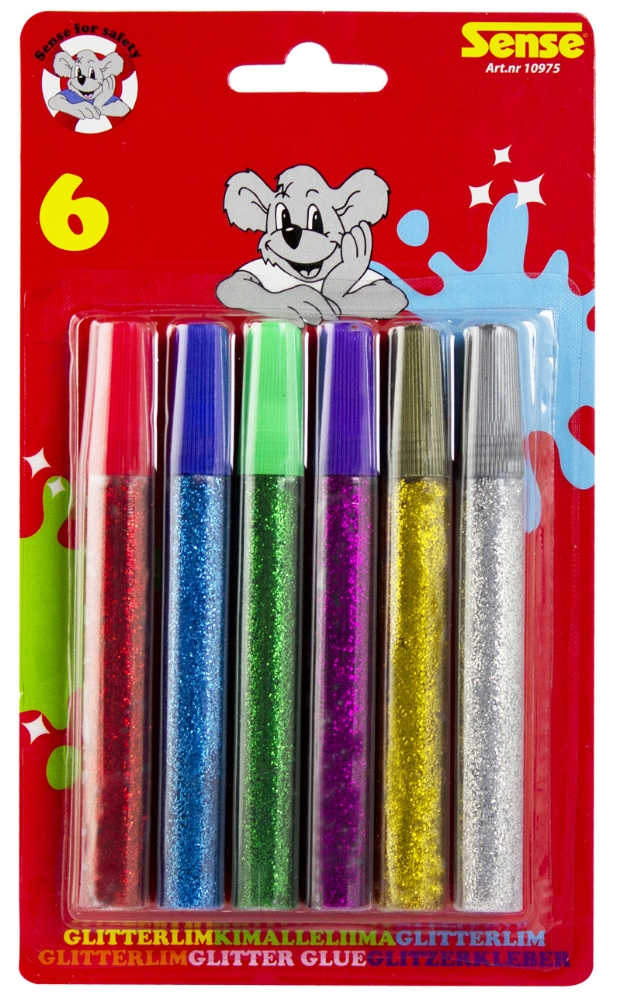 Glitterlim 6-pack