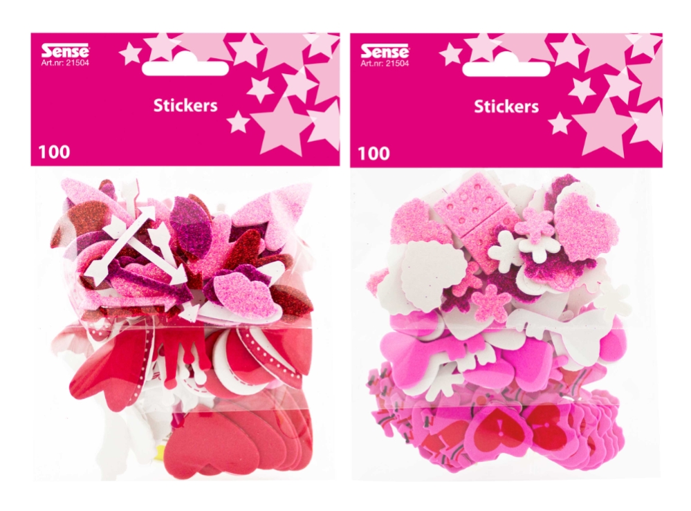 Diverse Klistermärken 100pack
