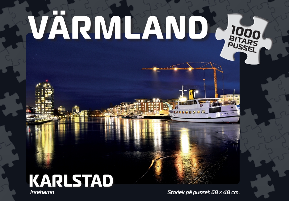 Svenskapussel: Karlstad innerhamn 1000 bitar