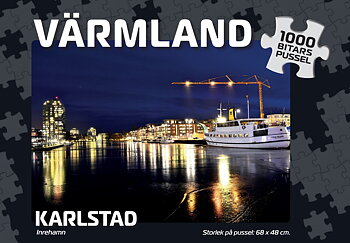 Svenskapussel: Karlstad innerhamn 1000 bitar