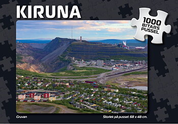 Svenskapussel: Kiruna gruvan 1000 bitar