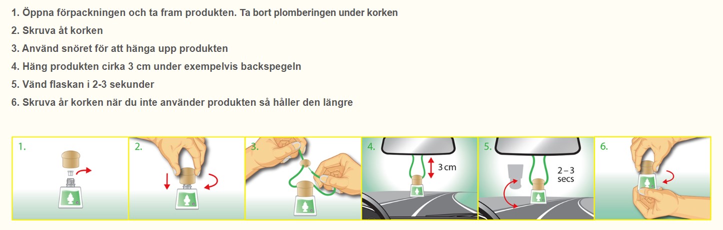 Wunder-Baum Flaska, Vanilj, 1-pack - 2