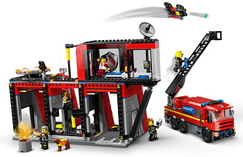 Brandstation med Brandbil - 60414