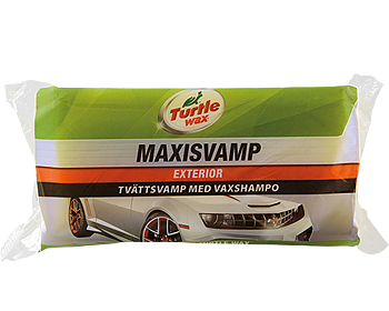 Turtle tvättsvamp med vaxschampo