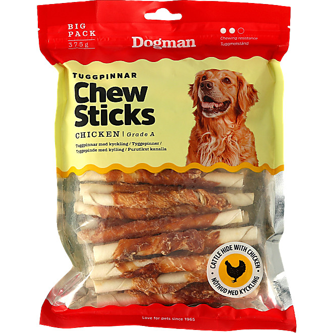 Tuggpinnar med Kyckling 12cm 30-pack