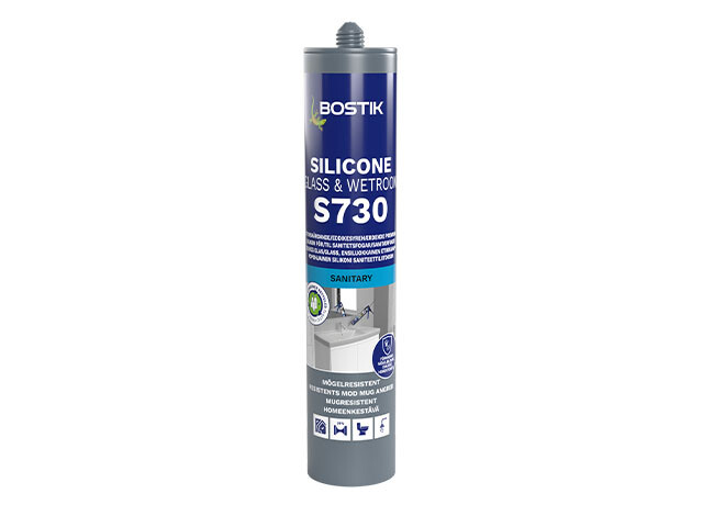 Våtrumssilikon S730 Vit 0,3L